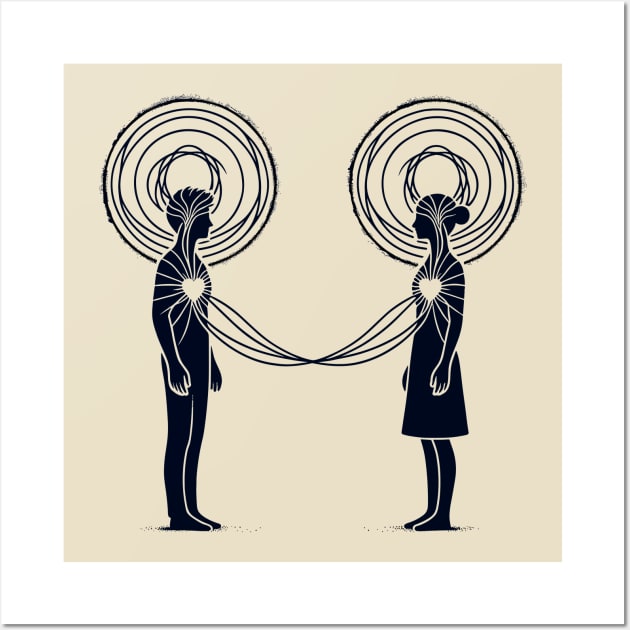 Spiritual Vortex Heartstring Wall Art by The Tee Bizarre